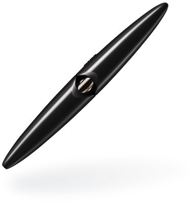 usus.i black +++ KUGELSCHREIBER mit MAGNETMECHANIK +++ aus Polycarbonat +++ BERLIN DESIGN