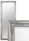 LEBENSwohnART Wandspiegel BESSA 160x60cm Silber antik barock Design Spiegel pompös Holzrahmen