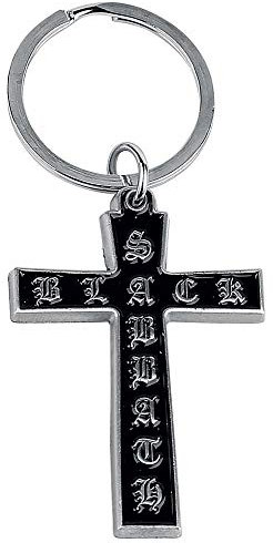 Porte-clés Black Sabbath standard : croix