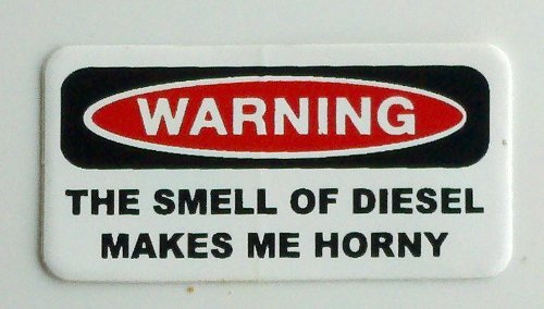 Aufkleber Autoaufkleber JDM Die Hart - 3 - Warning The Smell of Diesel Hard Hat Helmet Stickers 50mmx25mm