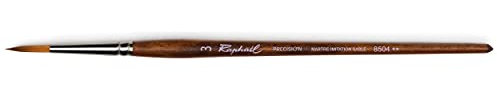 Raphael - Pinceau précision rond aquarelle N°3 - Martre imitation sable