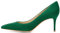 EDEFS Spitz Damen Pumps Klassische Kitten Heel Absatz Pointed Toe Schuhe Grün Größe EU39