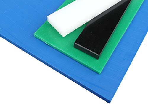 alt-intech® PE Platte, 495 x 495 x 3 mm schwarz, Deutsche Top Qualität, Industriequalität mit möglicher Kratzer