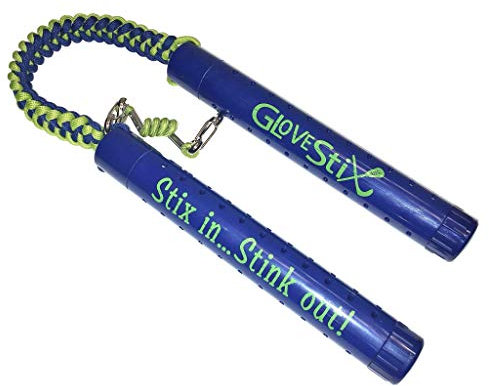 Glovestix- As Seen 0n Shark Tank- is an Antimicrobial Deodorizer That Removes Odors, Bacteria and Moisture from Lacrosse, Hockey and Boxing Gloves, Shoes, Cleats and other Stinky Sports Equipment.