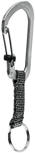 Nite Ize SlideLock Key Ring, Gr. 3, Silber Schlüsselring, 3
