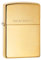 Zippo Windproof Lighter - Classic - Gold - High Polish Brass - Refillable - Reusable - Gift Box - Made in USA