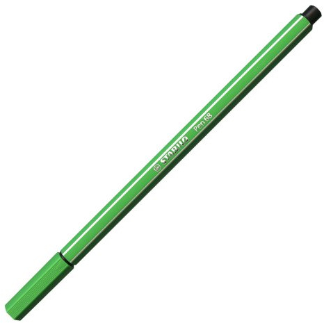 STABILO – 1 x Filzstift, Pen 68 – geruchsneutral Vert émeraude clair