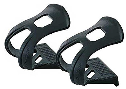 Oxford Schwarz Resin Strapless Fahrrad-Pedalhaken (One Size, Schwarz)