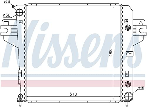Nissens 61017 Radiator, engine cooling