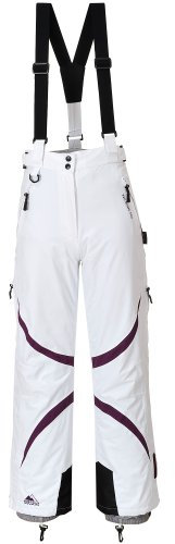 Cox Swain Damen 2-Lagen Snowboard-/ Skihose Jacy mit RECCO Lawinenreflektor 15.000mm Wassersäule!, Colour: White/Berry, Size: XL