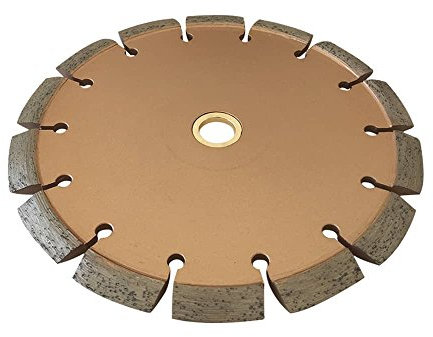 17,8 cm Riss-Chaser-Klinge für gehärteten Beton, Asphalt-Reparatur oder Fugenverbreiterung, 0,6 cm Breite, 2,2 cm - 1,6 cm ohne Gewinde