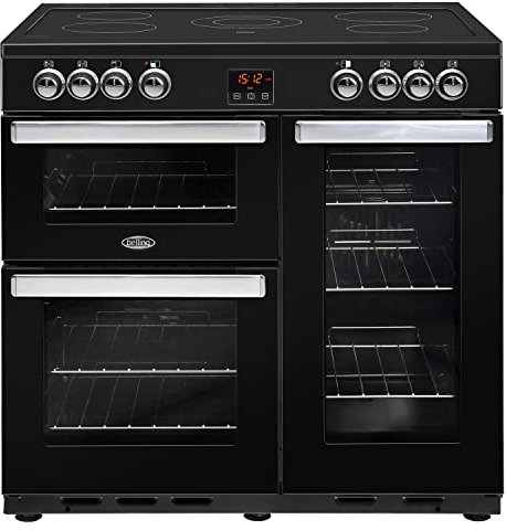 Belling Cookcentre 90E 90cm Electric Range Cooker - Black