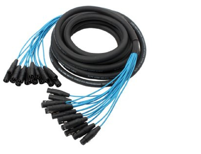 Elite Core PEX1630 | 16 Channel Fan To Fan XLR Extension Snake | 30' ft