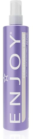 Enjoy Conditioning Spray, Leave-In Detangler, Hydrating and Strengthening Mist for All Hair Types, Frizz Control and Styling Reactivator, pH 3.5-4.5, 10.1 Fl Oz