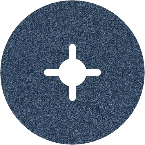 Bosch PRO R574 Fiberscheibe, 115 mm, G120 | für Stahl, Stahl, Körnung 120, Professional Zubehör Kleiner Winkelschleifer