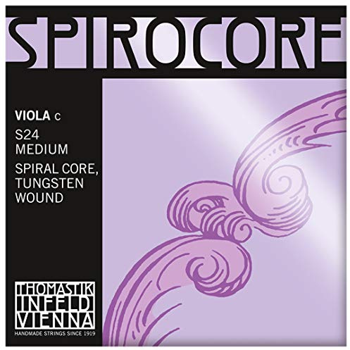 Thomastik Einzelsaite für Viola 4/4 Spirocore - C-Saite Spiralkern Wolfram umsponnen, weich