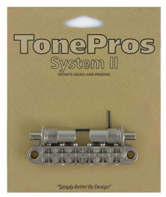 Tonepros Tuneomatic, metrisch Nickel,gekerbt