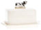 Quail Ceramics Butterdose im Kuh-Design