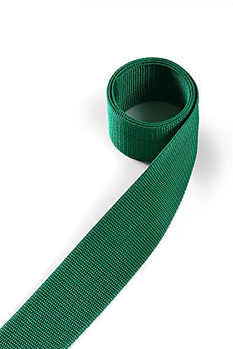 1buy3 Gurtband aus Polypropylen 40mm breit, 4 Meter lang, Farbe:19 - Verkehrsgrün | Grundpreis pro Meter = € 1,62