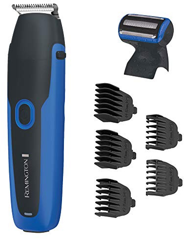 Remington Body Groomer WETTech BHT6255, inkl. Folienrasieraufsatz, Nass- und Trockenanwendungen, blau/schwarz