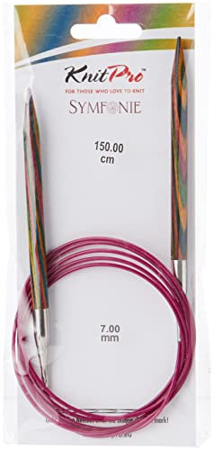 KnitPro K21388 Rundstricknadel, Wood, Mehrfarbig, 7 mm