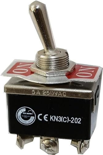 edi-tronic Kippschalter Schalter 2xUM EIN/EIN 10A / 6A 125V / 250V KN3C-202