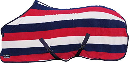 HKM 550819 Abschwitzdecke fashion stripes mit Kreuzgurt, L