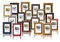 3-B Bilderrahmen GESCHENKBOX Holzrahmen 10-Pack - 15x21 cm (A5) Zufällig gemischtes Set - Farb- und Stile-Mix, mit Acrylglas. Restposten zum Knallerpreis.