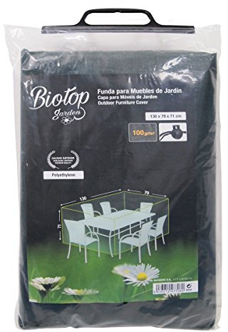 Biotop B2234 Schutzhülle für Tische und Stühle 130 x 79 cm, grün