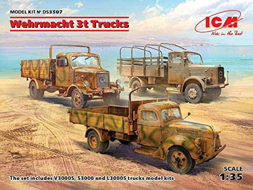 ICM ICMDS3507 Diorama 1:35-Wehrmacht 3t Achsen