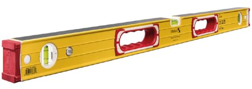 Stabila 38636 - 36 inch Magnetic Builders Level by Stabila | Magnetische Wasserwaage für genaue horizontale und vertikale Messwerte auf Metalloberflächen, 91,4 cm Länge, Cat. Nein 38636