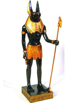 Pacific Trading Ägyptischer Gott Anubis Statue Gottheit Jackal Figur
