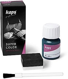 KAPS Super Color, Leather Dye for Natural Leather, Faux Leather and Fabric, Leather Dye 25 ml (158 - Air Blue)