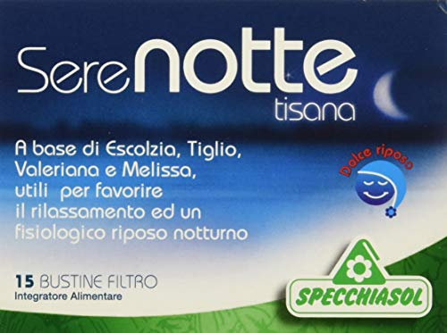 Specchiasol - Specchiasol Tisana Serenotte per Insonnia e Jet Lag 15 Filtri - 900128859