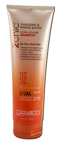 Giovanni Hair Care Products 2chic Shampoo - Ultra-Volume Tangerine And Papaya Butter - 8.5 Fl Oz