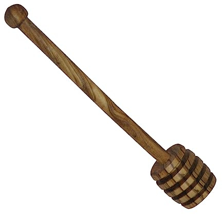 Berard Honey Dipper, Wood, Brown, 28 x 28 x 18 cm