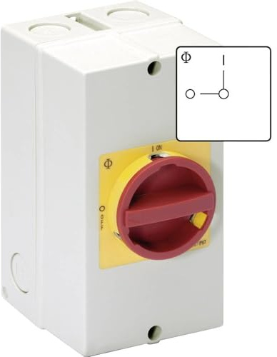 Kraus & Naimer KG10.T206/40.KS51V Reparaturschalter absperrbar 20 A 1 x 90 ° Rot, Gelb 1 St.