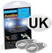 Netagon Eurolites Headlamp Beam Deflectors Adaptors Converters Self Adhesive UK Plate for Driving in Europe - Legal Requirement for Travel (Eurolites Beam Deflectors with 1 UK Sticker)