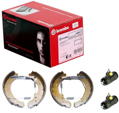 BREMBO Bremsbackensatz K23013 | Kompatibel mit: RENAULT MASTER I Bus, MASTER I Pritsche/Fahrgestell