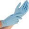 FRANZ MENSCH Hygostar Nitrilhandschuhe Safe Light | puderfrei, blau, 8/M, 24cm, 100 Stück, Einweghandschuhe, Einmalhandschuhe, in Gr. XS, S, M, L, XL & XXL verfügbar