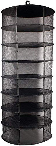 Senua Hydroponics Eight Tier Drying Rack For Hanging Plants