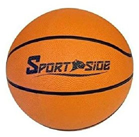 SPORTSIDE - Basketball - Ball Game - Basketball - Basketball - Size 7 - Sports Accessory - 046585 - Orange - Rubber - 24 cm - Sports Article
