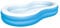 BESTWAY 54117 - Piscina Hinchable Infantil The Big Lagoon 262x157x46 cm, Oval, azul, a partir de 3 años