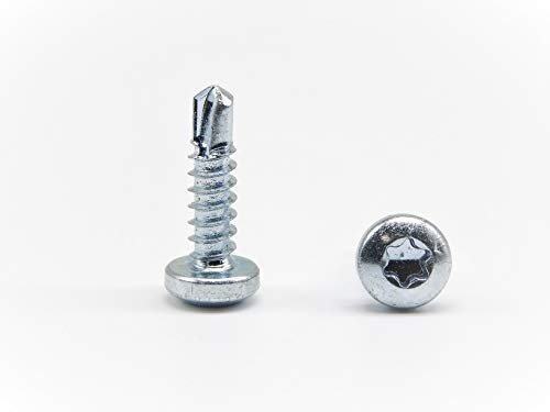 500 Stück Bohrschrauben 4,8x16 mm verzinkt mit Linsenkopf selbstschneidend DIN 7504 N-T