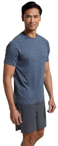 Mountain Warehouse IsoCool Agra Mens Striped Tee - UPF30+ UV Protection T-Shirt, Lightweight Tshirt, Quick Dry, Breathable Top - for Spring Summer Travel