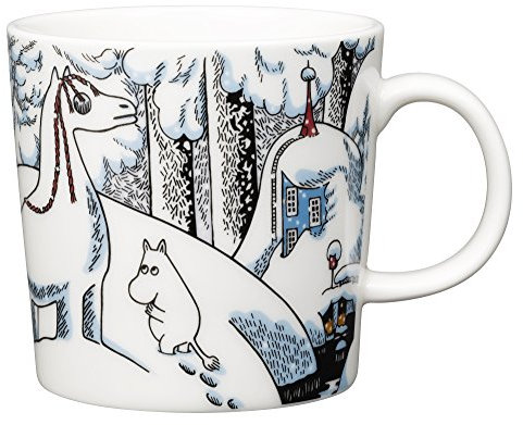 Iittala Mumin / Moomin Schneepferd Becher, Kaffeebecher, Teetasse, Kaffee Tasse, Vitroporzellan, 300 ml, 1020757