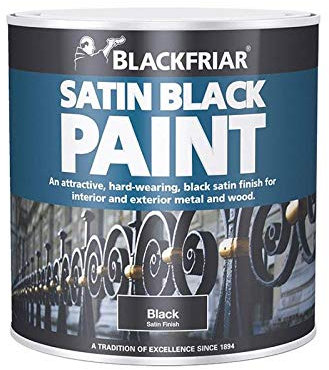 Blackfriar BKFSB125 Satin Black Paint 125 ml