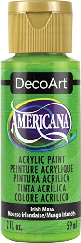 DecoArt Americana Acrylics Paint, 2-Ounce, Irish Moss (DA312-3)