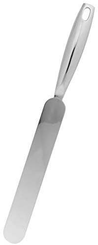 Stellar Premium Kitchen Tools Crepe Spatula, Polished Stainless Steel, Dishwasher Safe, Ergonomic Handle