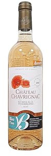 Château Chavrignac – Grand Vin Rosé de Bordeaux AOC Bio–Cultivé en Biodynamie - Vin Rosé cuvée 2023 - Assemblage de Cépages Locaux - 1 Bouteille de 75cl (1)